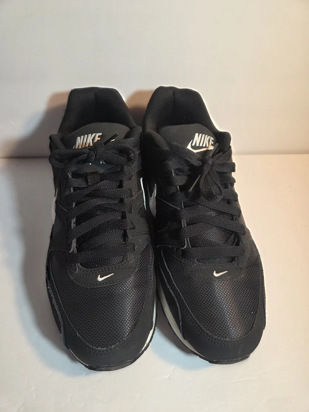 Nike Black and White Air Max Trainers